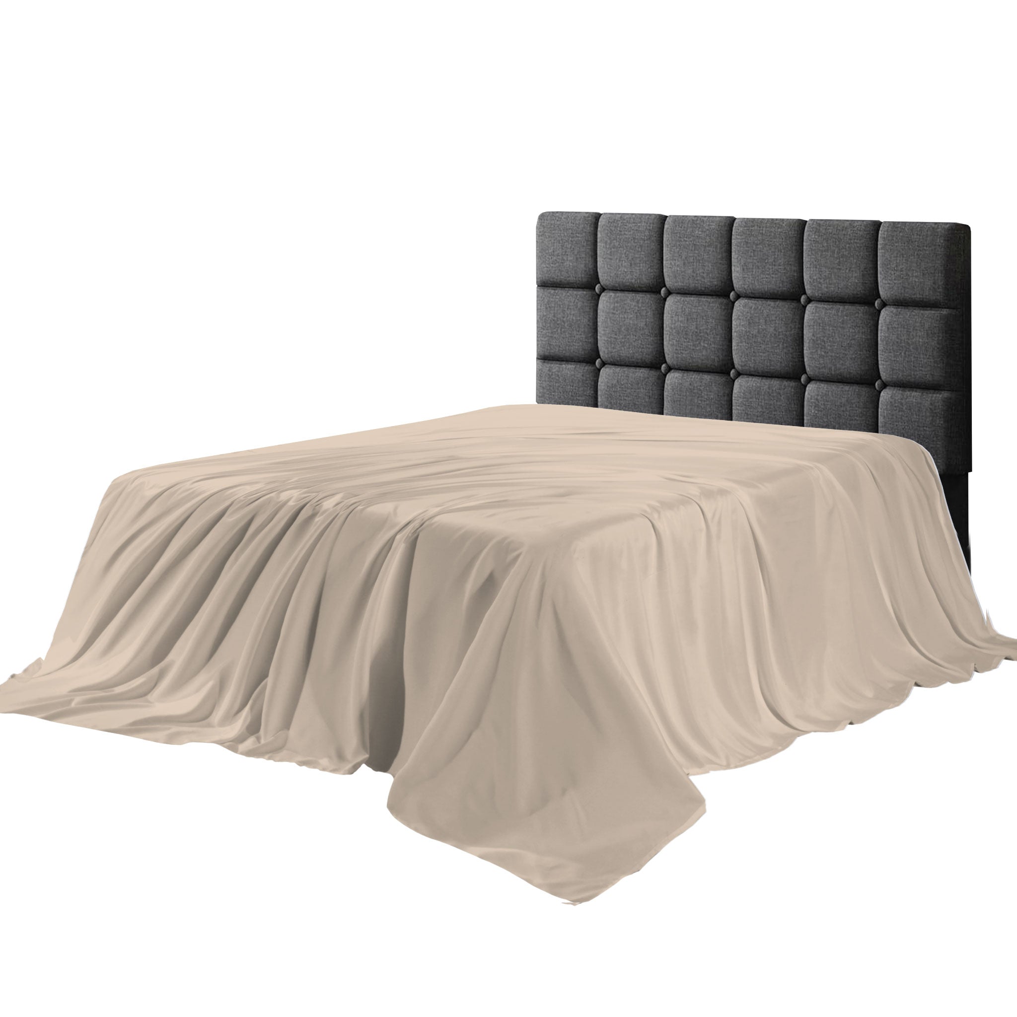 Siesta Zen 100% Egyptian Cotton Flat Bed Sheet 300 Thread Count Percale Weave, Soft, Breathable & Hotel Quality Bedding